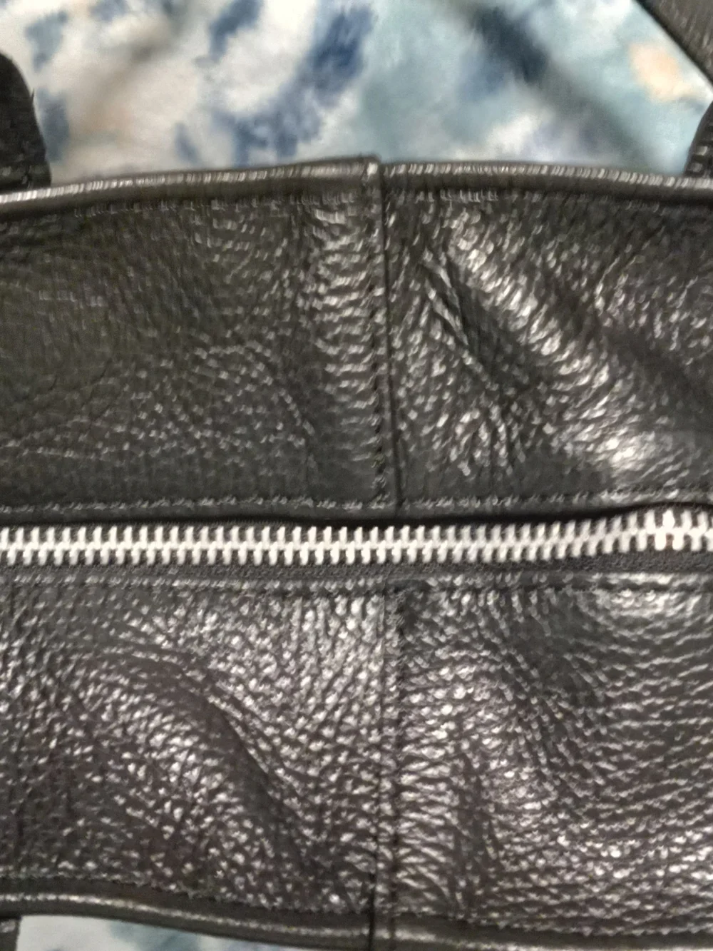 American Eagle Outfitters Black Leather Tote Bag